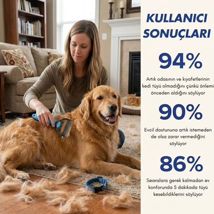 Pet Bakım Pro™5 Dakikada Tüy Temizleyici Alet
