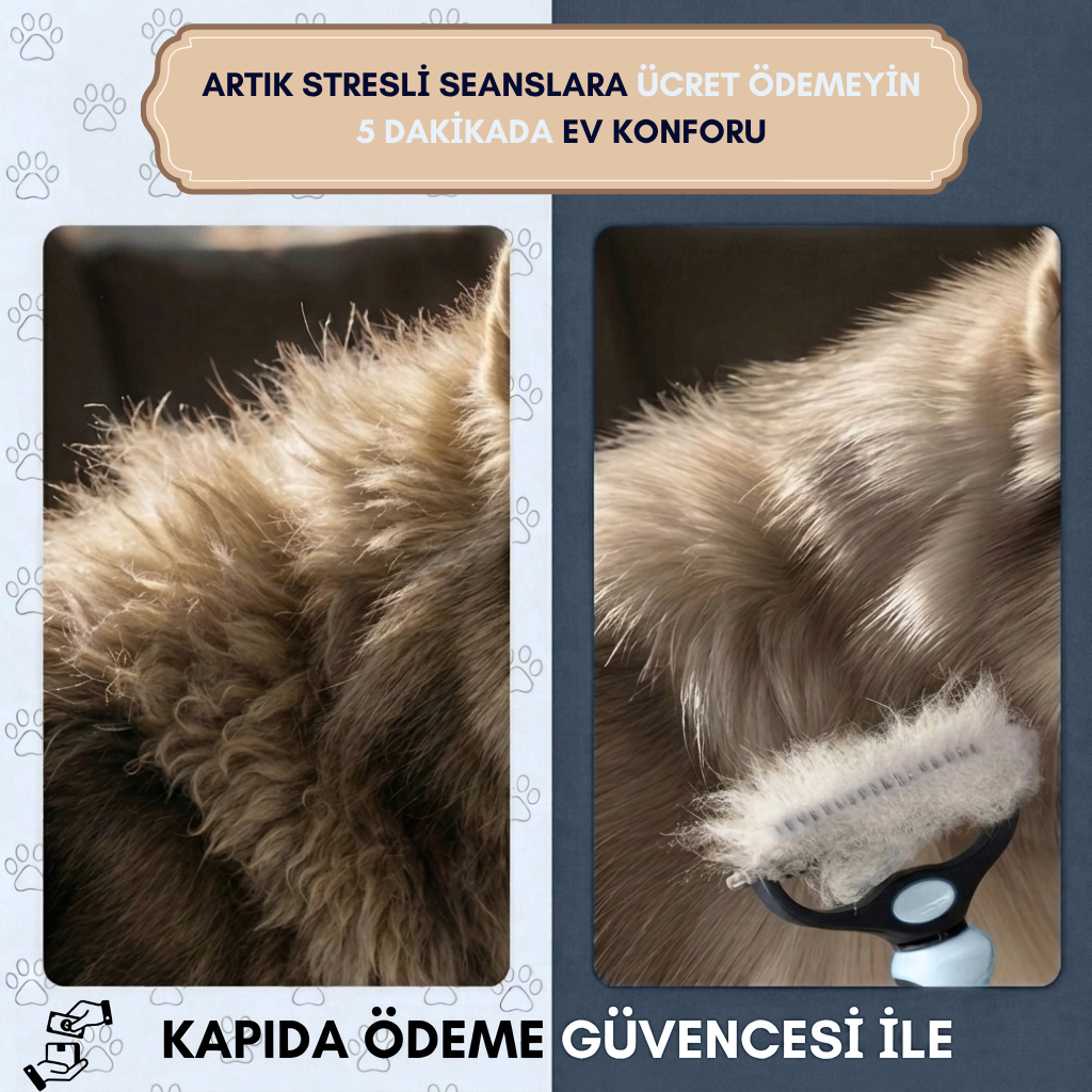 Pet Bakım Pro™5 Dakikada Tüy Temizleyici Alet