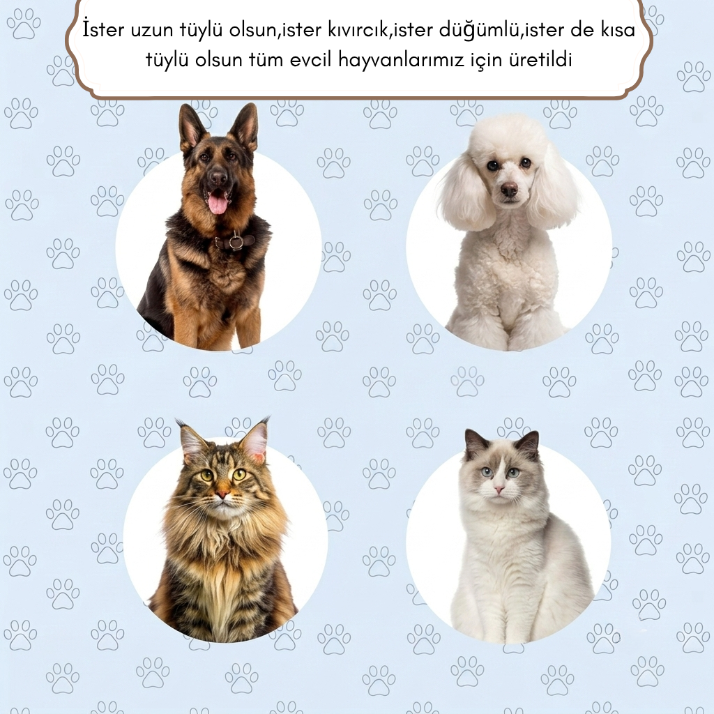 Pet Bakım Pro™5 Dakikada Tüy Temizleyici Alet