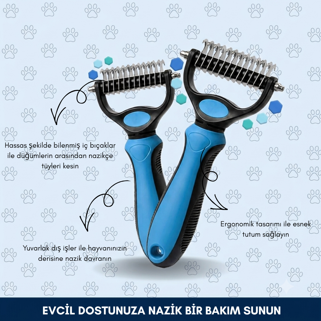 Pet Bakım Pro™5 Dakikada Tüy Temizleyici Alet