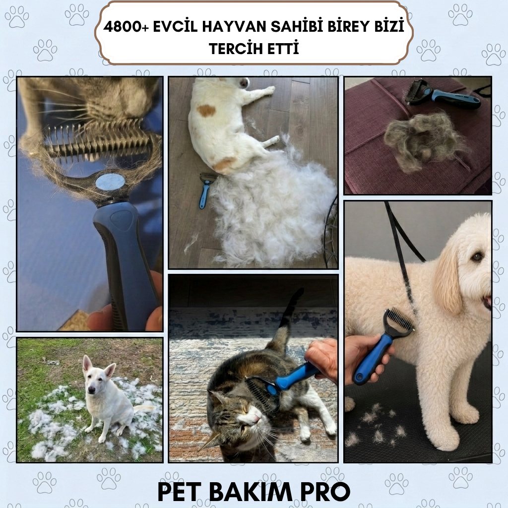 Pet Bakım Pro™5 Dakikada Tüy Temizleyici Alet